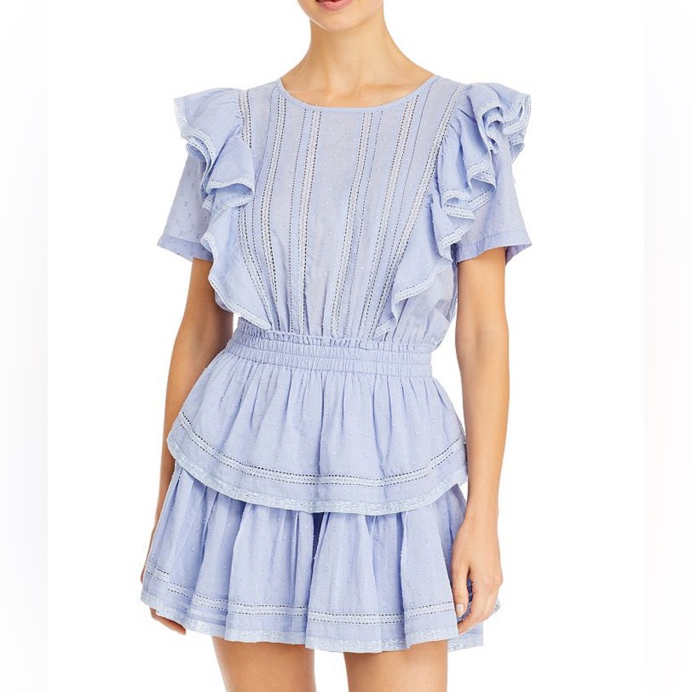 SOLD: Love Shack Fancy Natasha Dress Heather Blue